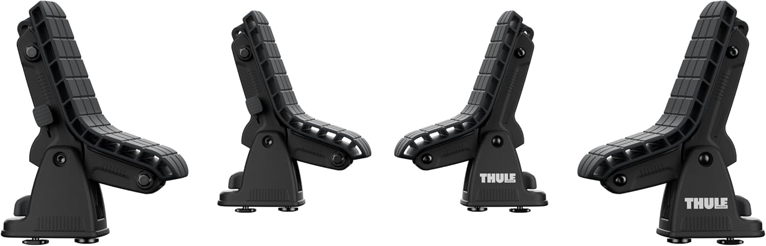 Thule DockGrip - Carries up to 36' Wide Kayaks and SUPs - Fits All Hull Shapes - Fits Most roof Rack Cross Bars - Kayak roof Rack - Stand up Paddleboard Compatible - 85lb Weight Capacity