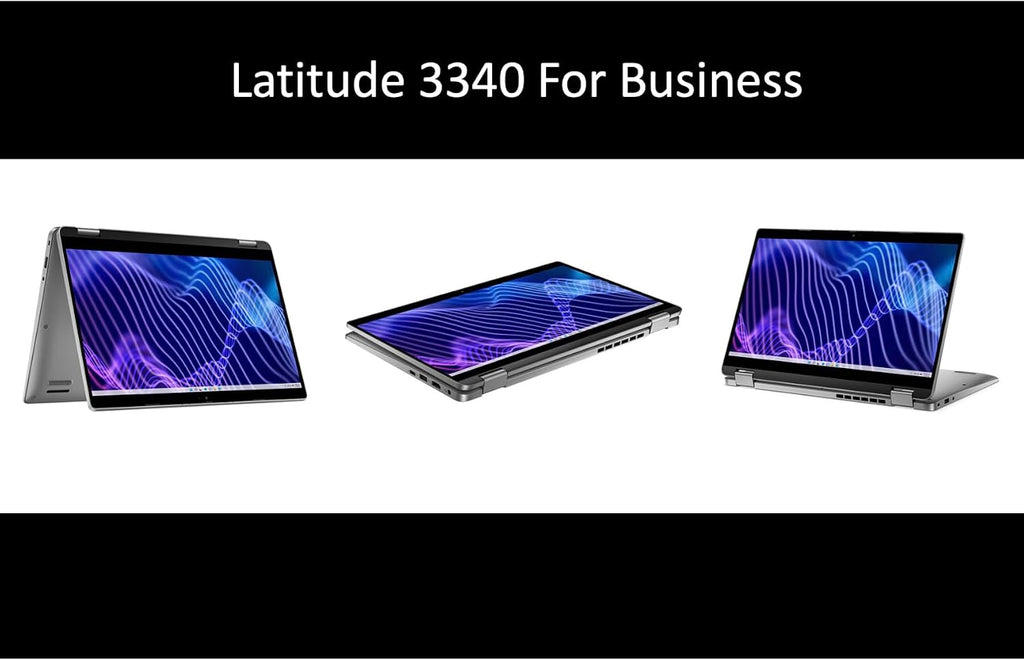 Dell Latitude 3340 Business 2-in-1 Laptop 13.3' Touchscreen IPS FHD Display (Intel i5-1335U, 16GB LPDDR5, 1TB PCIe SSD, Backlit KB, Webcam, Bluetooth 5.3, WiFi 6E, Win 11 Pro)