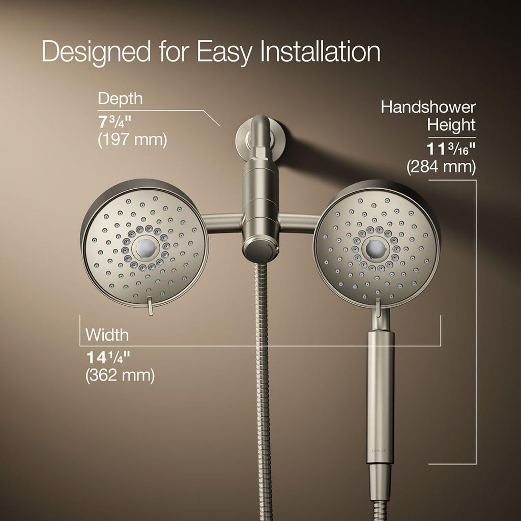Kohler 23219-G-BN Purist Shower Packages, Vibrant Brushed Nickel