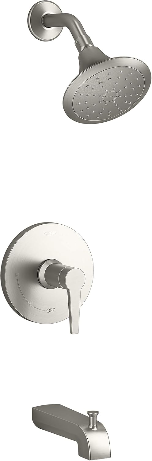Kohler K-TS97074-4G-BN Pitch Shower Trim, Brushed Nickel