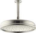 Kohler 13693-G-SN Traditional 10' single-function rainhead, 1.75 gpm, Vibrant Polished Nickel