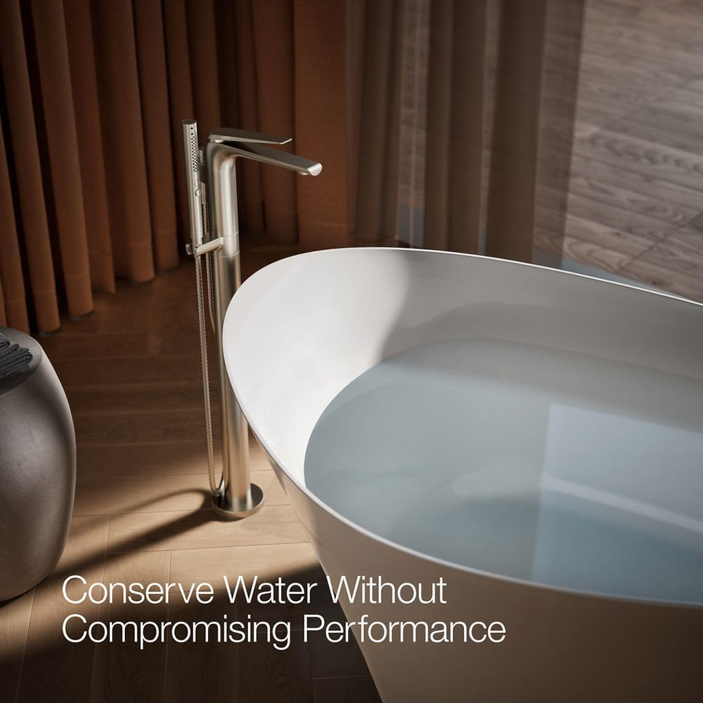 Kohler K-T97367-4-BN Avid Tub Faucet, Vibrant Brushed Nickel
