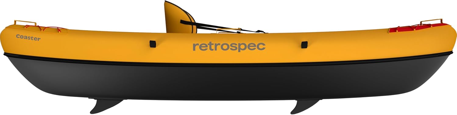 Retrospec Coaster Single & Tandem Inflatable Kayak for Adults - Blow Up Kayak, 220 & 440lb Capacity, Portable Lightweight Kayak with Paddle, Pump & Carry Bag