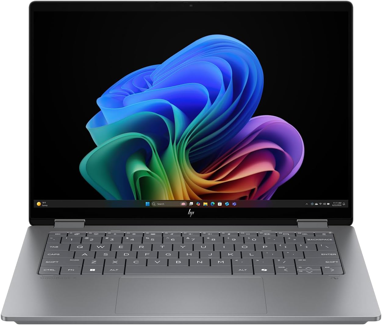 HP OmniBook X Flip 2-in-1 Laptop / 14' WUXGA Touchscreen / 8 Cores AMD Ryzen AI 7 350 / AMD Radeon 860M Graphics / 24GB LPDDR5 4TB NVMe SSD/Backlit Keyboard Wi-Fi 6E 5MP+IR Camera / Win11 Pro