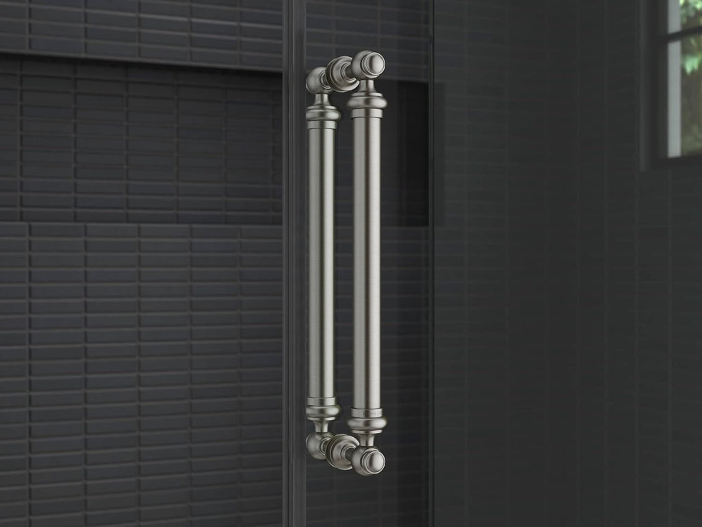 Kohler K-701725-10L-BN Artifacts 80-7/8' Sliding Shower Door with 3/8'-Thick Glass, Vibrant Brushed Nickel