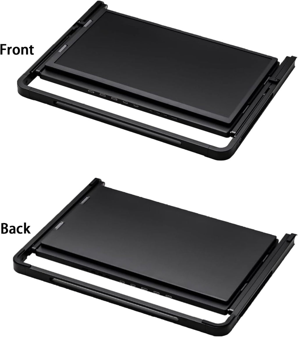 Laptop dual monitors, monitor extender, 15.6-inch Full HD laptop screen extender, portable monitor external extension for smoother multitasking, perfect for video editing, design, and gaming.