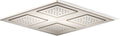 Kohler 98740-BN WaterTile® Rain Overhead shower panel with four 22-nozzle sprayheads, Vibrant Brushed Nickel