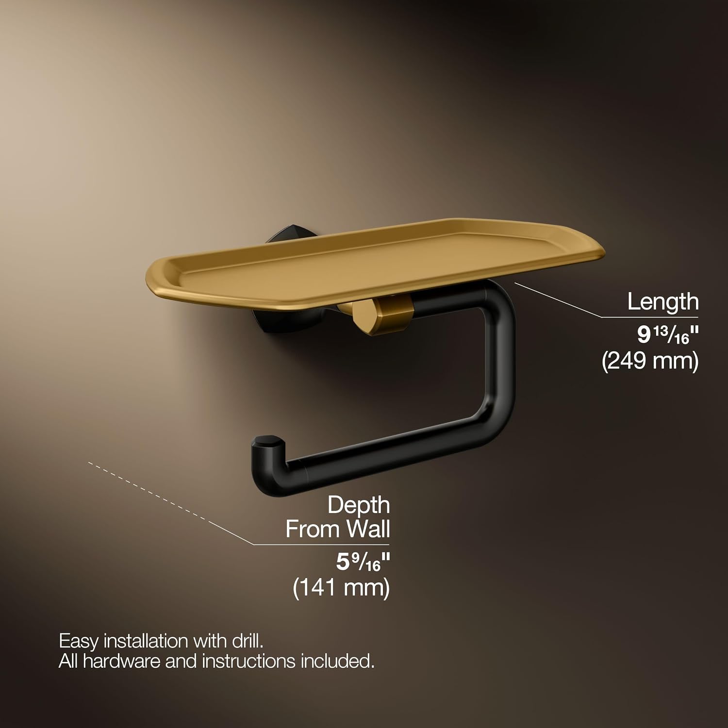 KOHLER OCCASION™ COVERED TOILET TISSUE HOLDER