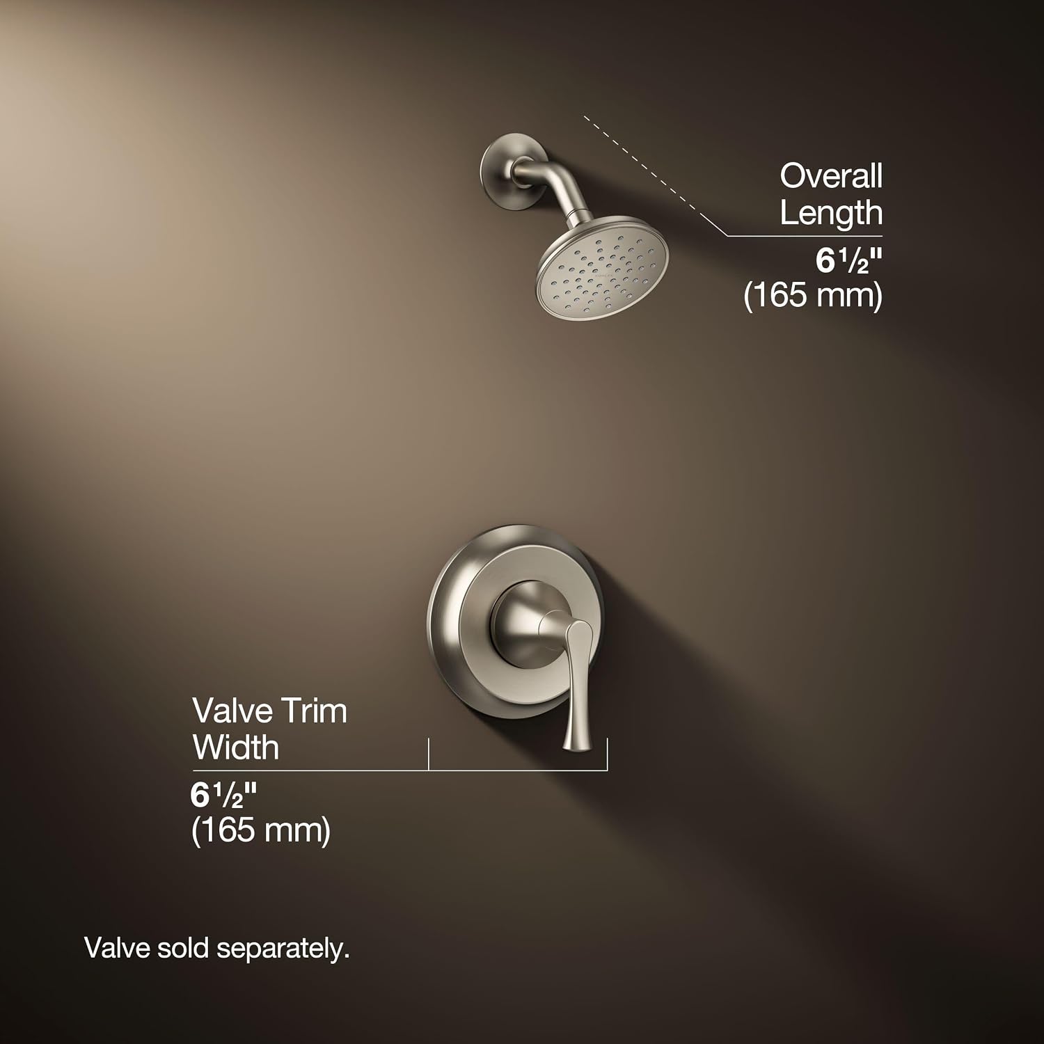 Kohler TS35938-4Y-BN Buckley™ Rite-Temp® shower trim kit, 2.5 gpm, Vibrant Brushed Nickel
