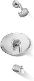 Kohler K-TS21948-4Y-CP Remodel Rite-Temp Bath and Shower Trim Kit, 2.5 GPM, Polished Chrome