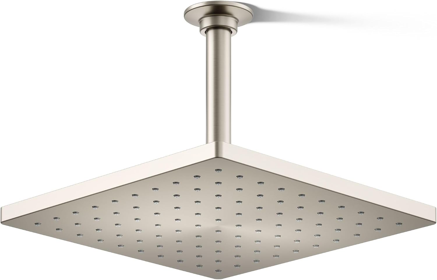Kohler 26149-G-BN Honesty® 10' single-function rainhead, 1.75 gpm, Vibrant Brushed Nickel