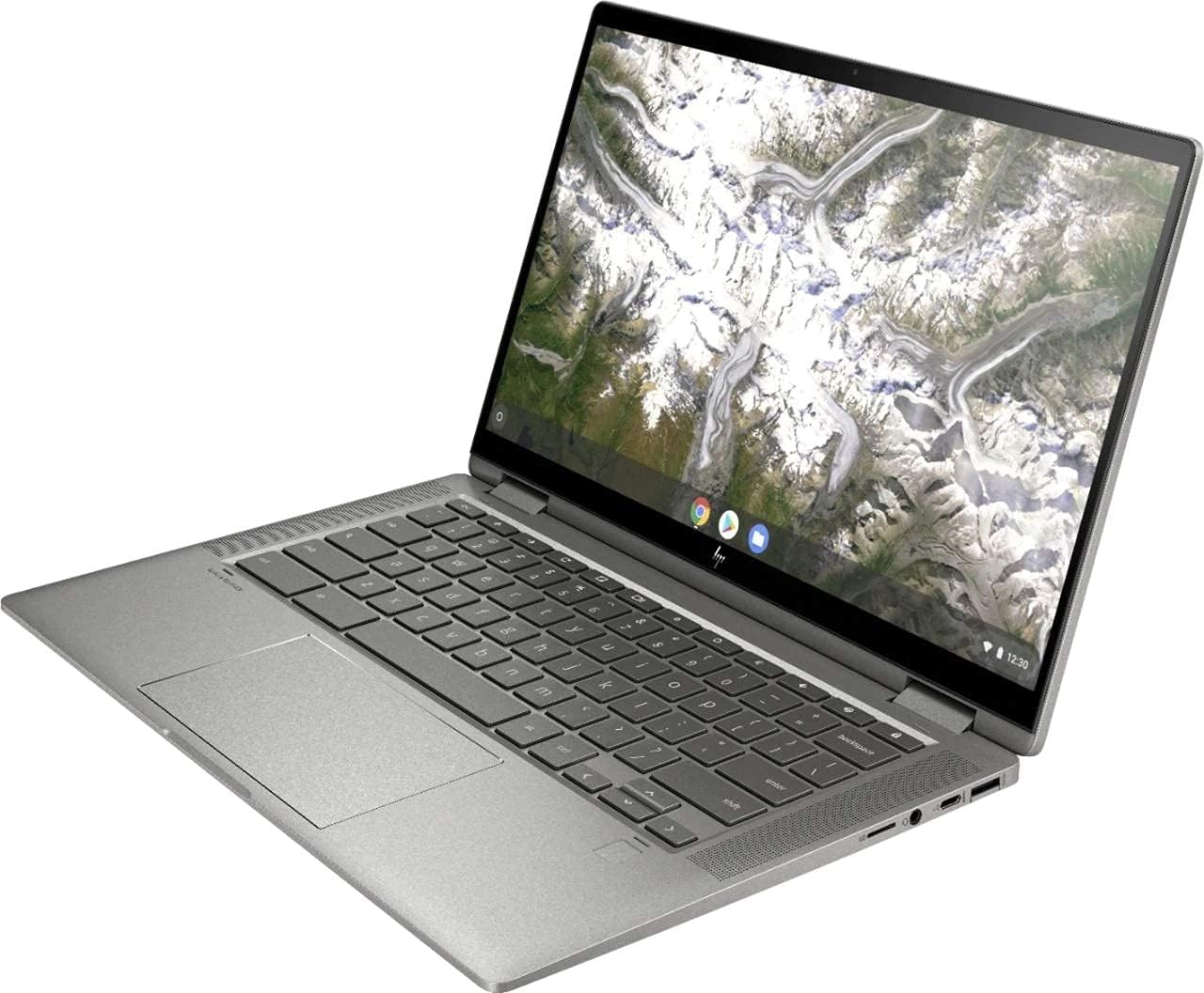 HP X360 2in1 Chromebook 14' FHD Touchscreen Laptop, Intel Core i3-10110U (Beat i5-7200U), 8GB RAM, 64GB eMMC, Backlit-KB, Fingerprint Reader, WiFi 6, Chrome OS, Ghost Manta Accessories