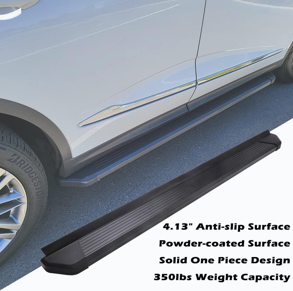 4.13' Running Boards Fit for 2022 2023 2024 2025 2026 Acura MDX Aluminum Alloy Side Step Bars