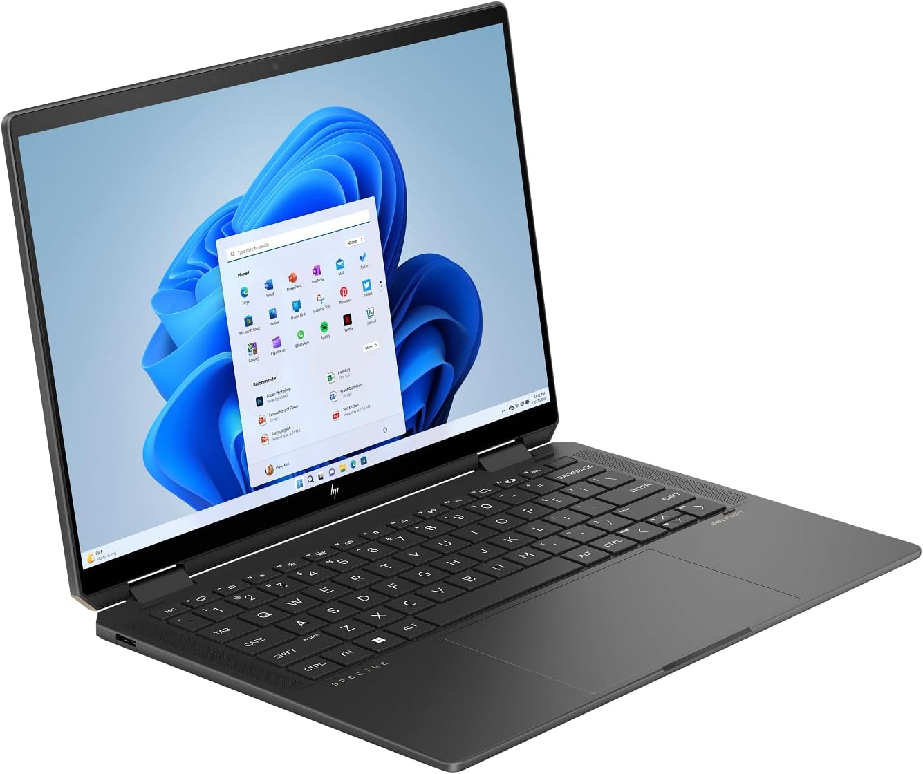 HP Spectre x360 14' 2.8K Touchscreen Laptop, Intel Core Ultra 7 155H, 32GB LPDDR5, 2TB SSD, Windows 11 Home, 14-eu00 (Renewed)