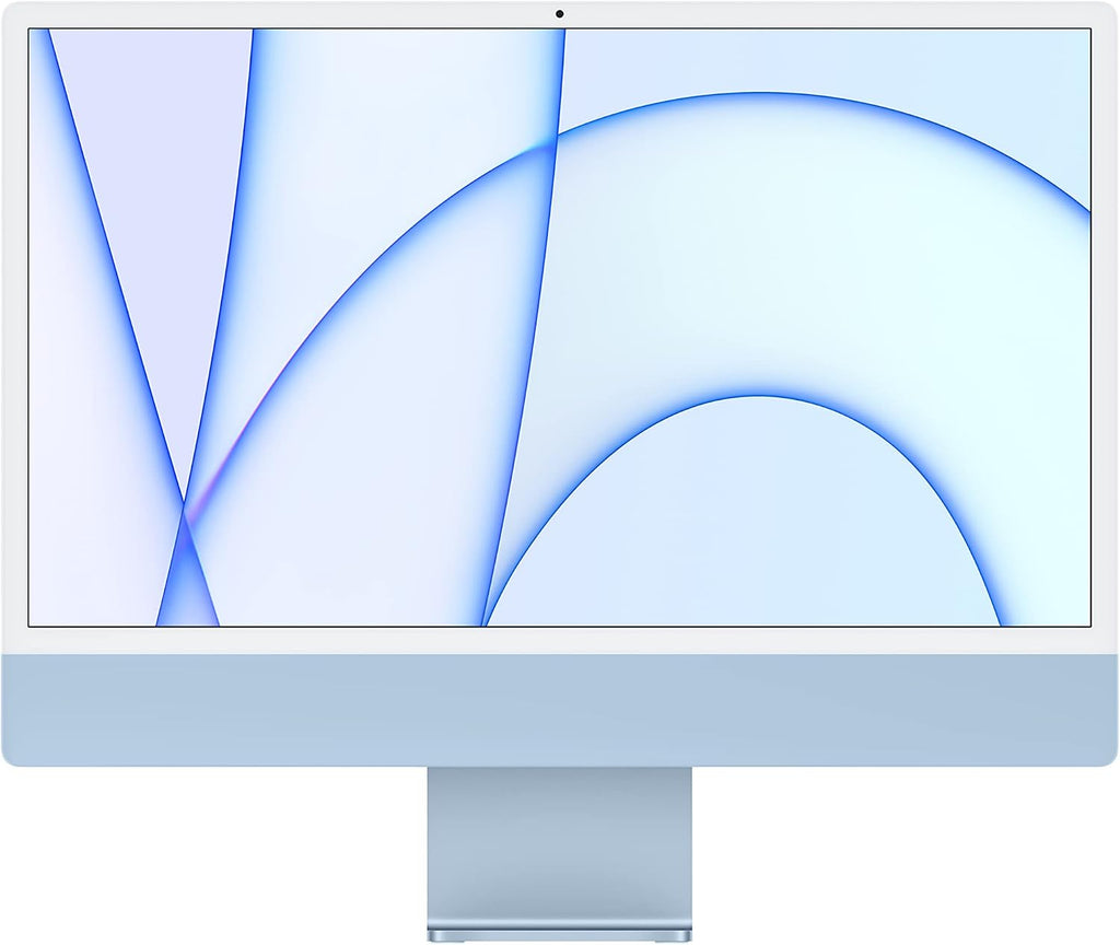 Apple 2021 iMac All in one Desktop Computer with M1 chip: 8-core CPU, 7-core GPU, 24-inch Retina Display, 8GB RAM, 256GB SSD Storage, Matching Accessories. Works with iPhone/iPad; Blue