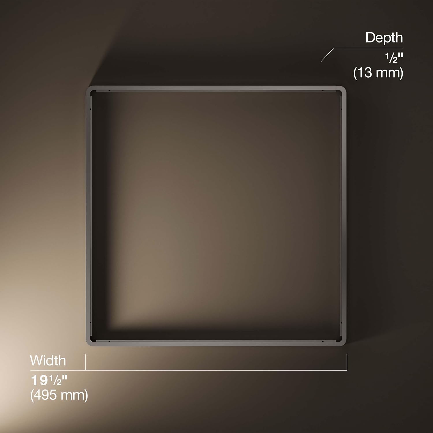KOHLER Real Rain Overhead Panel Trim for Real Rain Panel K-31110, K-31111-TT, Titanium