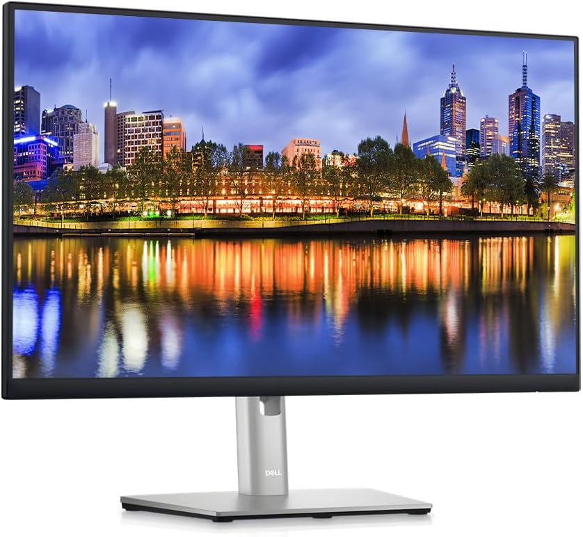 Dell P2422HE 24-inch Full HD LED LCD Professional Monitor, 2-Pack Full Dock, Daisy Chain, IPS, HDMI, DisplayPort, USB Hub, USB-C, Ethernet and Desk Mount Dual Monitor Stand (Renewed)