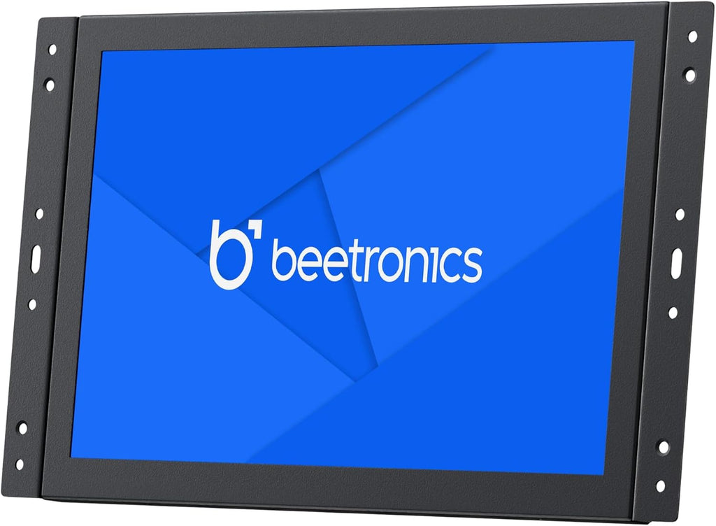 Beetronics 10-Inch Full HD IPS Monitor - Professional Industrial-Grade Display | HDMI, VGA, BNC, RCA Inputs | Durable Metal Housing, Matte Screen, 24/7 Continuous Operation, Wide Viewing Angle, 10HD7M