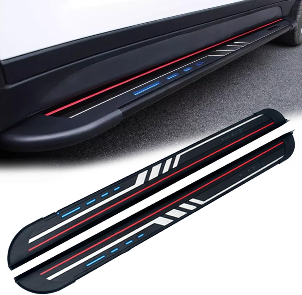2pcs Running Board for Chevy TRAX 2013-2022 NerfBar Aluminium Pedal Side Step Automotive Exterior Accessories (with Brackets)