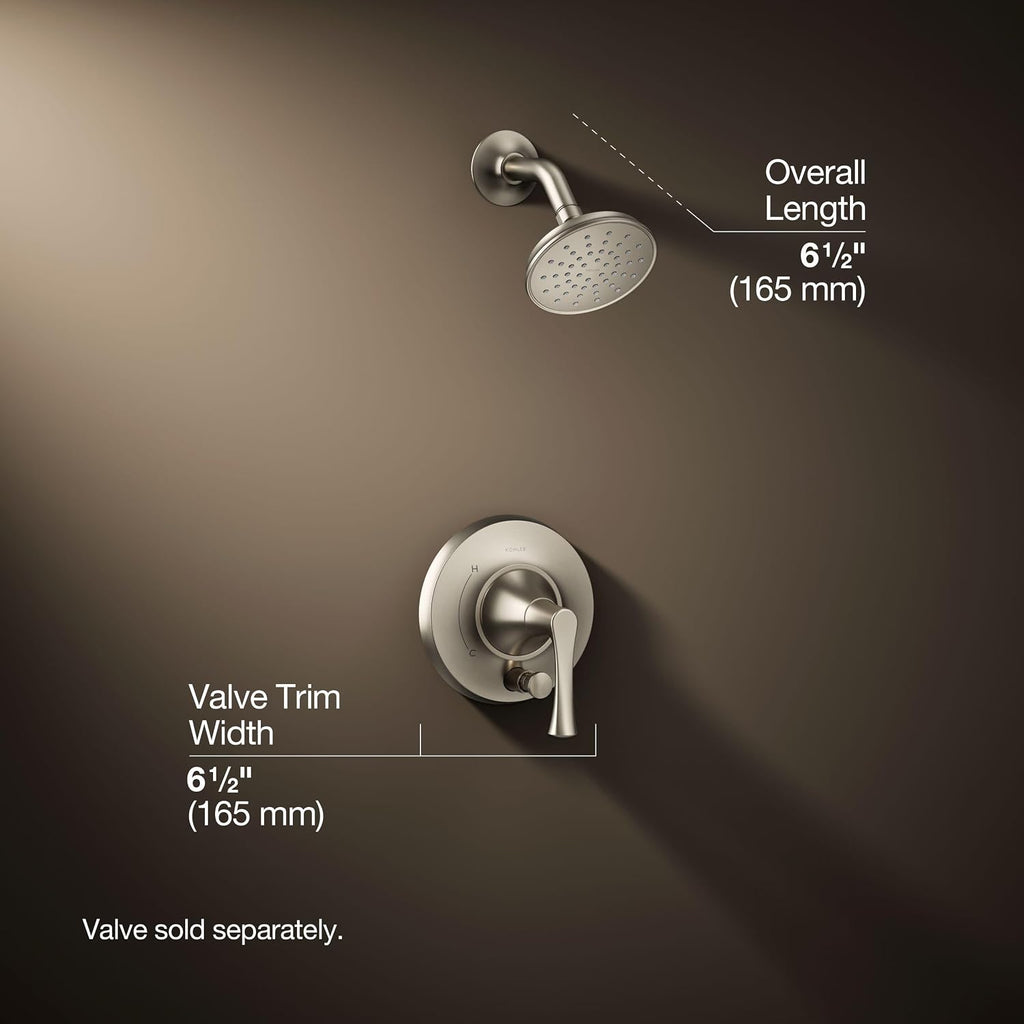 Kohler T35943-4G-BN Buckley™ Rite-Temp® shower trim kit with push-button diverter, 1.75 gpm, Vibrant Brushed Nickel