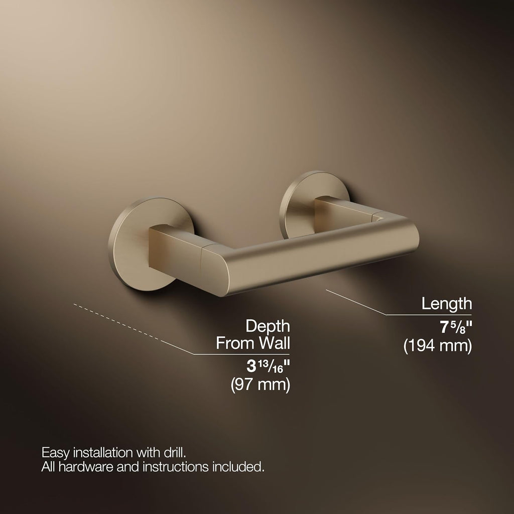 KOHLER K-78382-BV Components™ PIVOTING Tissue Assembly, Vibrant Brushed Bronze