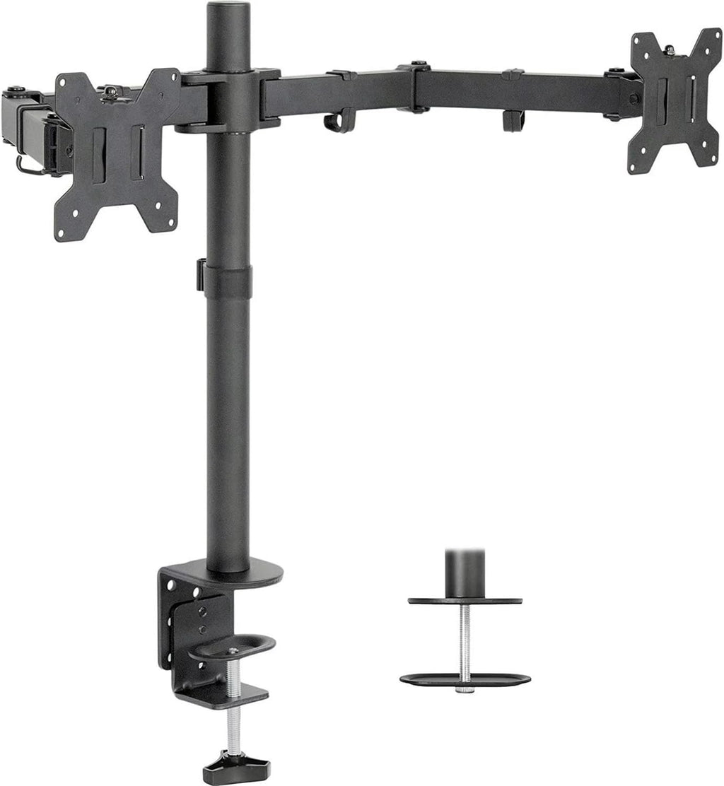 ASUS VA329HE 32-inch 1080P 75 Hz Full HD LED Backlit LCD Monitor, 2-Pack Bundle with VGA, HDMI, Eye Care, Ultra-Low Blue Light, Desk Mount Dual Monitor Stand