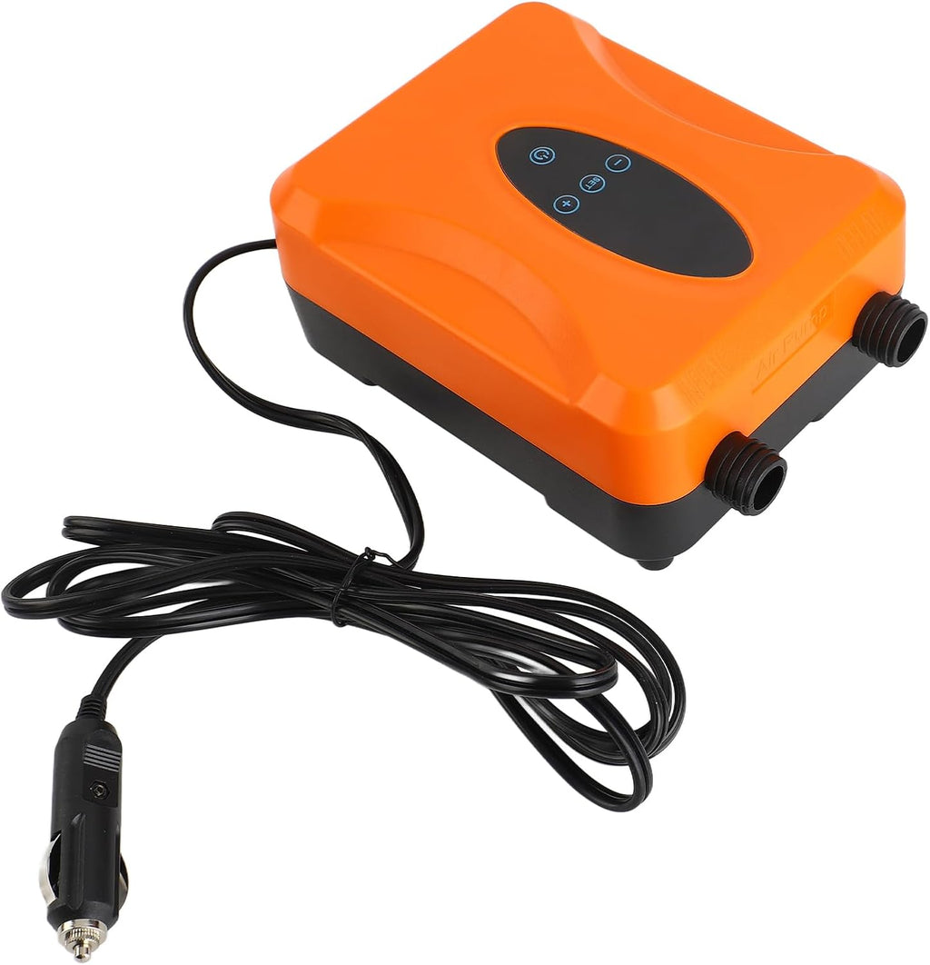 FLEXMAN 20PSI 12V Paddle Board Pump Electric Portable, Rechargeable Touchscreen Control with LED Light Inflator and Deflator for Paddle Board