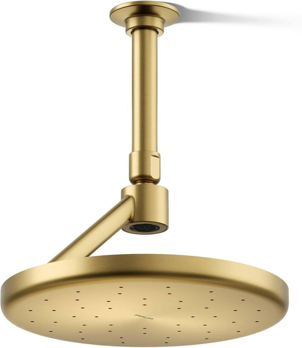 Kohler 26301-2MB Statement® Open Rain iconic single-function rainhead,' 2.5 gpm, Vibrant Brushed Moderne Brass