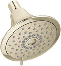 KOHLER 22169-G-AF Forte Multifunction Showerhead, Wall-Mount, 3 Spray Settings, 1.75 GPM, Vibrant French Gold