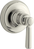 Kohler K-T10596-4-SN 1-Handle Metal Lever Volume Control Valve Trim Nickel