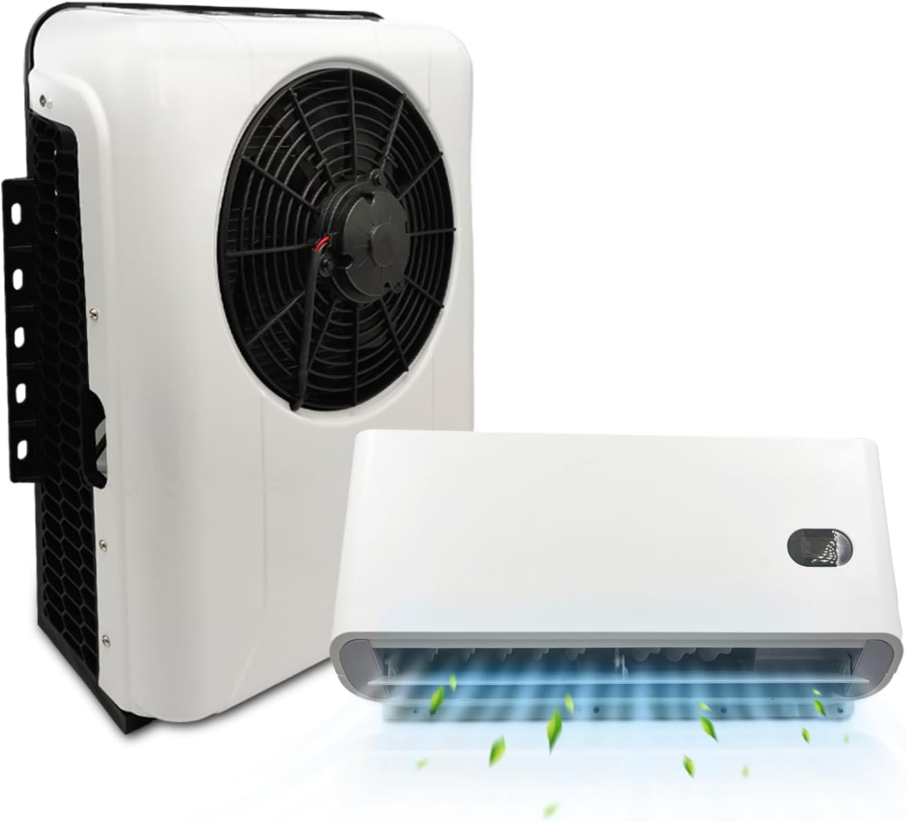 12v Air Conditioner 10000BTU 12 volt AC Unit for Semi Truck RV Motorhome Bus Trailers Tractors Camper Van Split Parking Air Conditioning Fast Cooling Low Noise