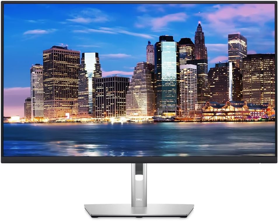 Dell P3223DE 32-inch 1440P Quad HD 2K LCD Monitor, 2-Pack Low Blue Light, Full Dock, Daisy Chain, IPS, HDMI, DisplayPort, USB Hub, USB-C, Ethernet and Desk Mount Dual Monitor Stand (Renewed)