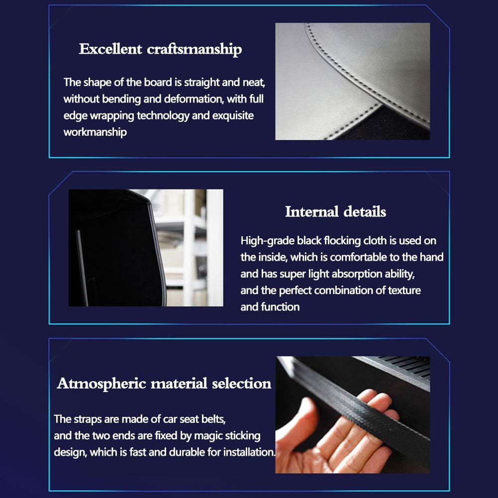27-Inch Computer Screen Hood, Anti-Stray Light and Anti-Peeping Eye Protection Baffle, Suitable for Apple iMac/Imacpro Model Computers, Suitable for Frame Width 65CM,Silver
