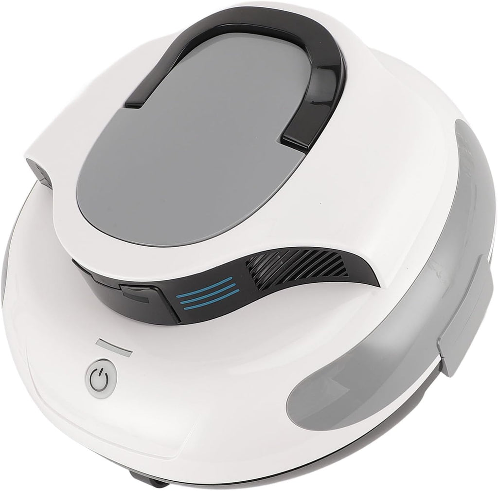 Robotic Pool Cleaner, Portable Pool Vacuum, 1000 Ft ² Cleaning Area, Cordless Above Ground Pool Robot Vacuum, Self Parking & Automatic Cleaning, 5000mAH Battery (US Plug)