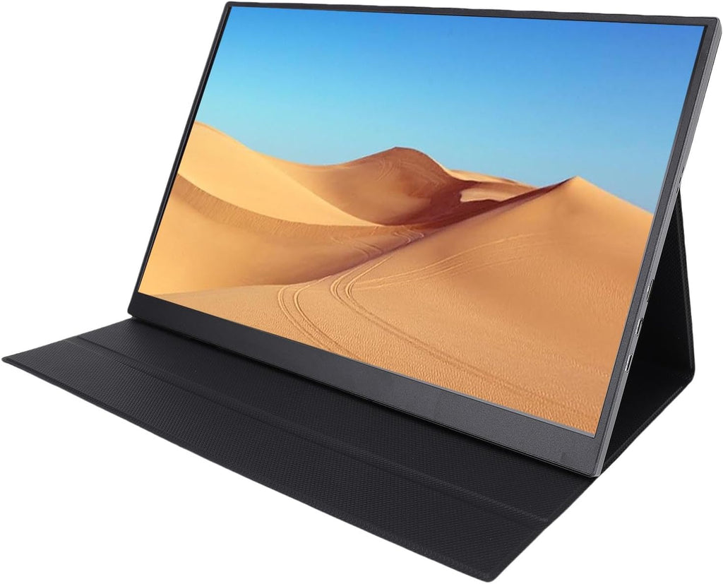 16 Inch Portable Monitor, 4K Ultra Slim USB C Display with 120Hz Refresh Rate and Dual Speakers for Laptop Smartphone PC Gaming