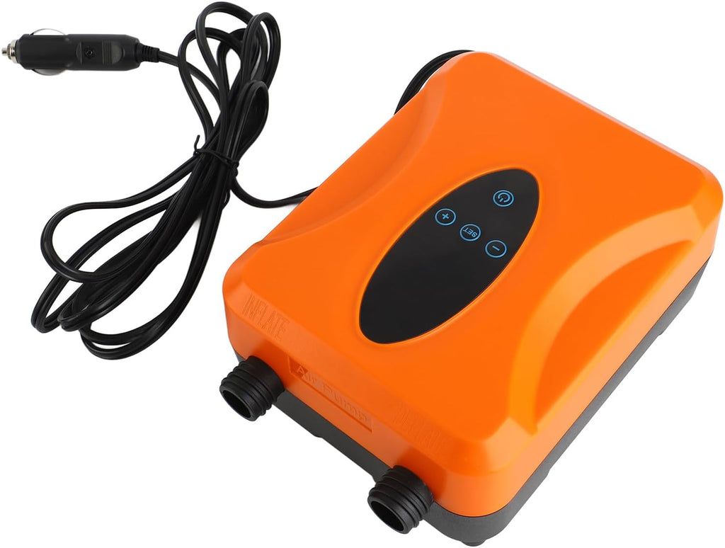 FLEXMAN 20PSI 12V Paddle Board Pump Electric Portable, Rechargeable Touchscreen Control with LED Light Inflator and Deflator for Paddle Board