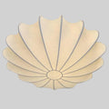 Japanese Silk Flush Mount Ceiling Light Mid Century Fabric Hanging Lantern Ceiling Light Modern White Overhead Light for Entrance Living Room Bedroom