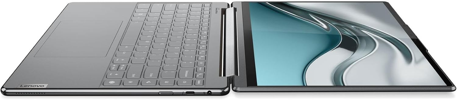 Lenovo Yoga 9 Business Laptop - 14' 3840x2400 Touchscreen 60Hz - 12-Core Intel i7-1360P - 16GB RAM 1TB SSD - Intel Iris Xe Graphics - Thunderbolt 4 - Fingerprint - 1080p FHD Camera - W11H - Storm Grey