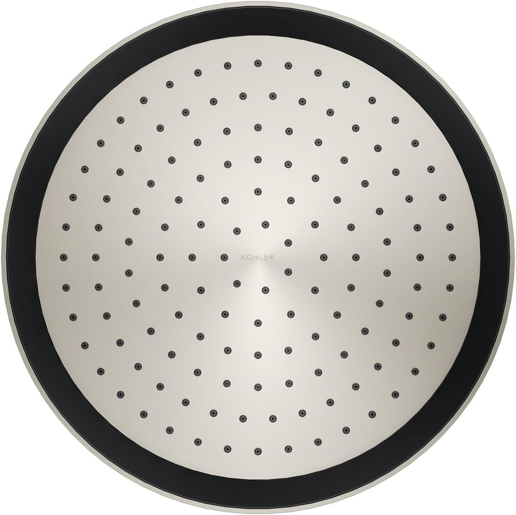 Kohler 26291-SN Statement® Round 12' single-function rainhead, 2.5 gpm, Vibrant Polished Nickel