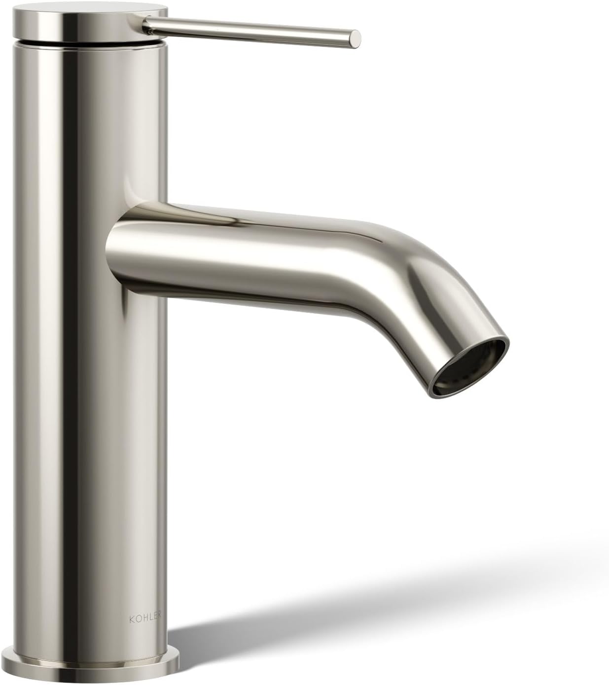 Kohler 77958-4A-SN Components® Single-Handle Bathroom Sink Faucet, 1.2 gpm, Vibrant Polished Nickel