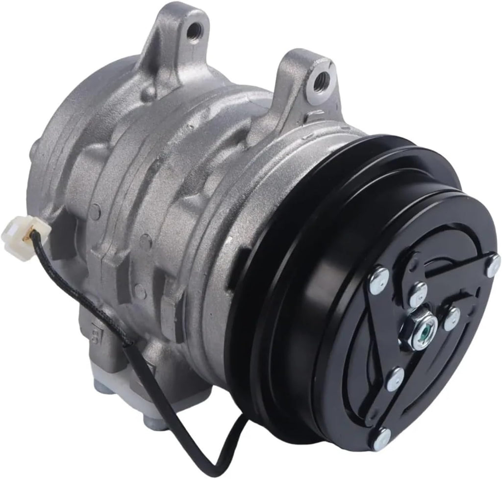 T0070-87290 447200-7443 A/C AC Compressor 12V 10P08E Compatible with Kubota L3600 L3710 L4200 L4310 L4610 M4900 M5700 M6800 M8200 M9000 Trac