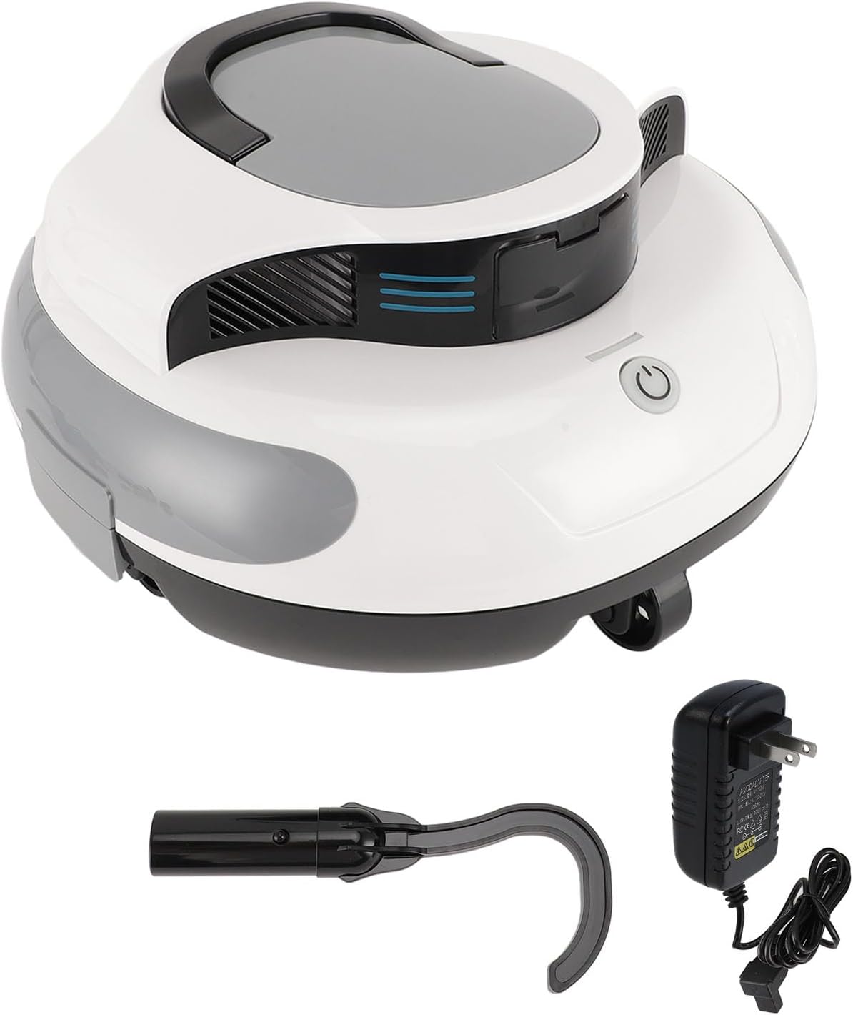 Robotic Pool Cleaner, Pool Vacuum with Self Parking Function, Automatic Cleaning, 1000 ft ² Cleaning Area, 5000mAH Battery, Cordless Above Ground Pool Vacuum Pool Robot Vacuum (US)