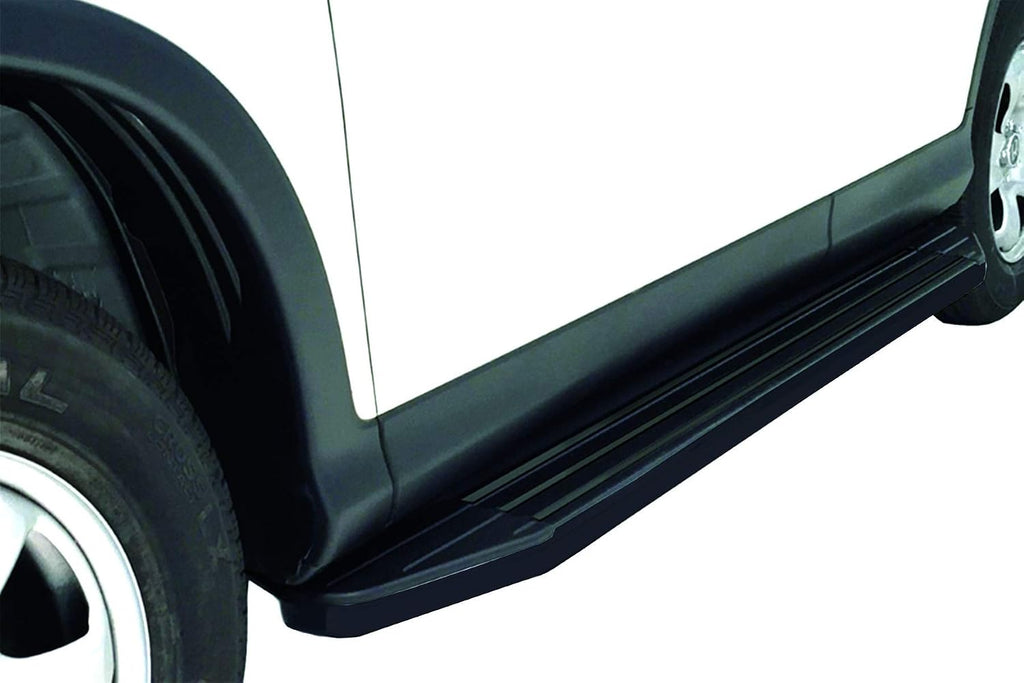 Black Horse PEERLESS Running Boards Black Compatible with 2018-2024 Volkswagen Atlas-PR-W2076BK