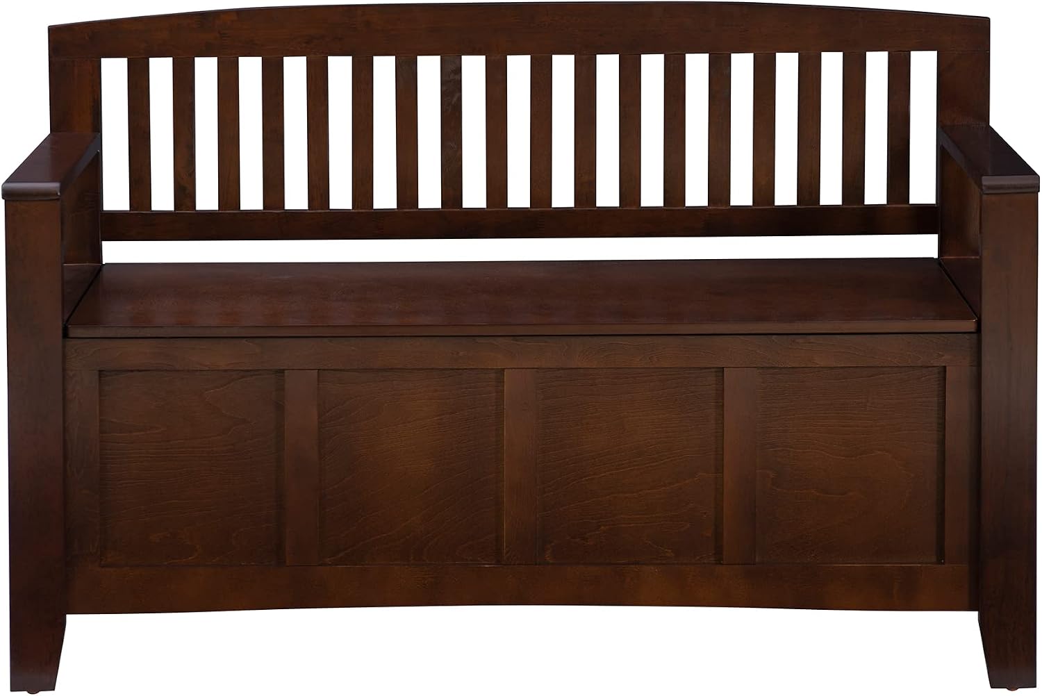 Linon Home Dcor Linon Home Decor Cynthia Storage Bench, 50'w x 17.25'd x 32'h, Walnut