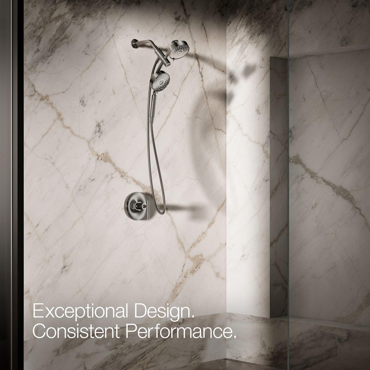Kohler 23219-G-TT Purist Shower Packages, Vibrant Titanium