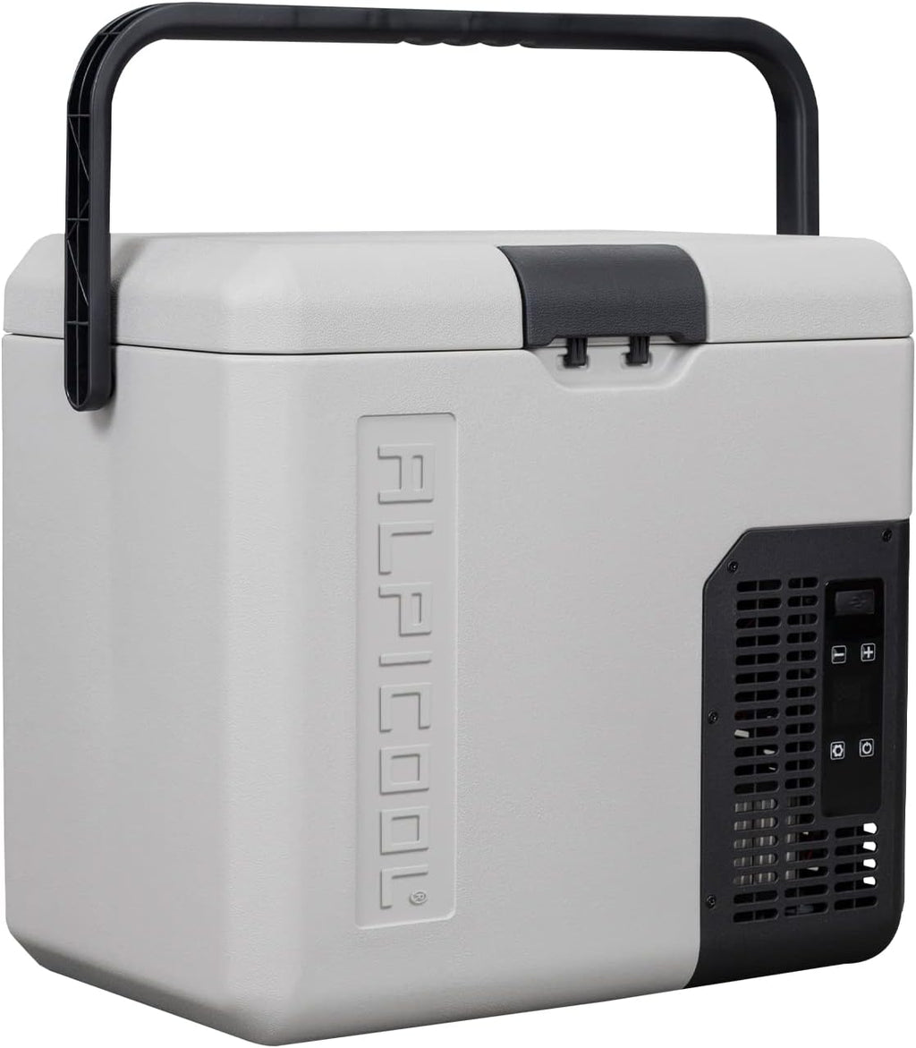 Alpicool P18 Portable Fridge 12 Volt Car Refrigerator 19 Quart Freezer for Fishing, Camping, RV, Truck, Boat-12/24V DC