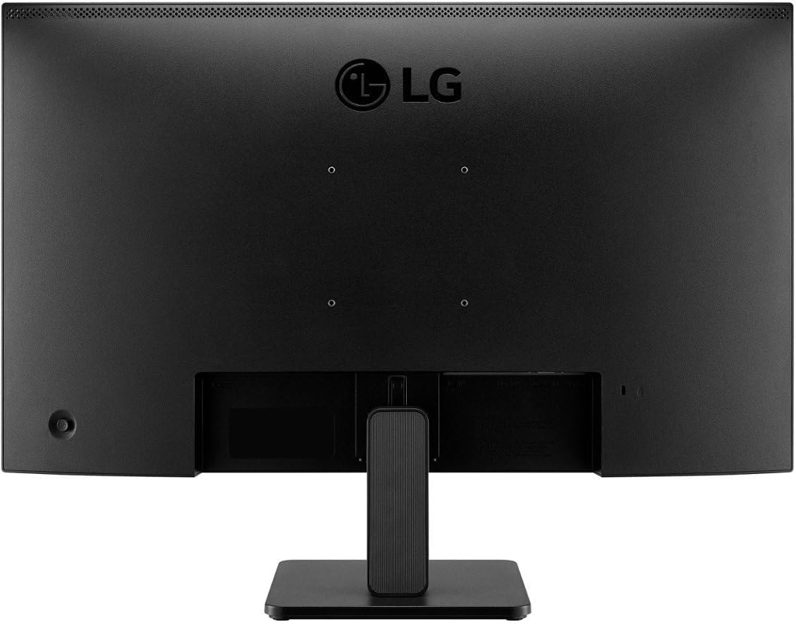 LG 27 inch Monitor, FHD IPS Display, 100Hz, 5ms, AMD FreeSync Premium, 3-Side Virtually Borderless Design, HDMI, Black, with HDMI Cable