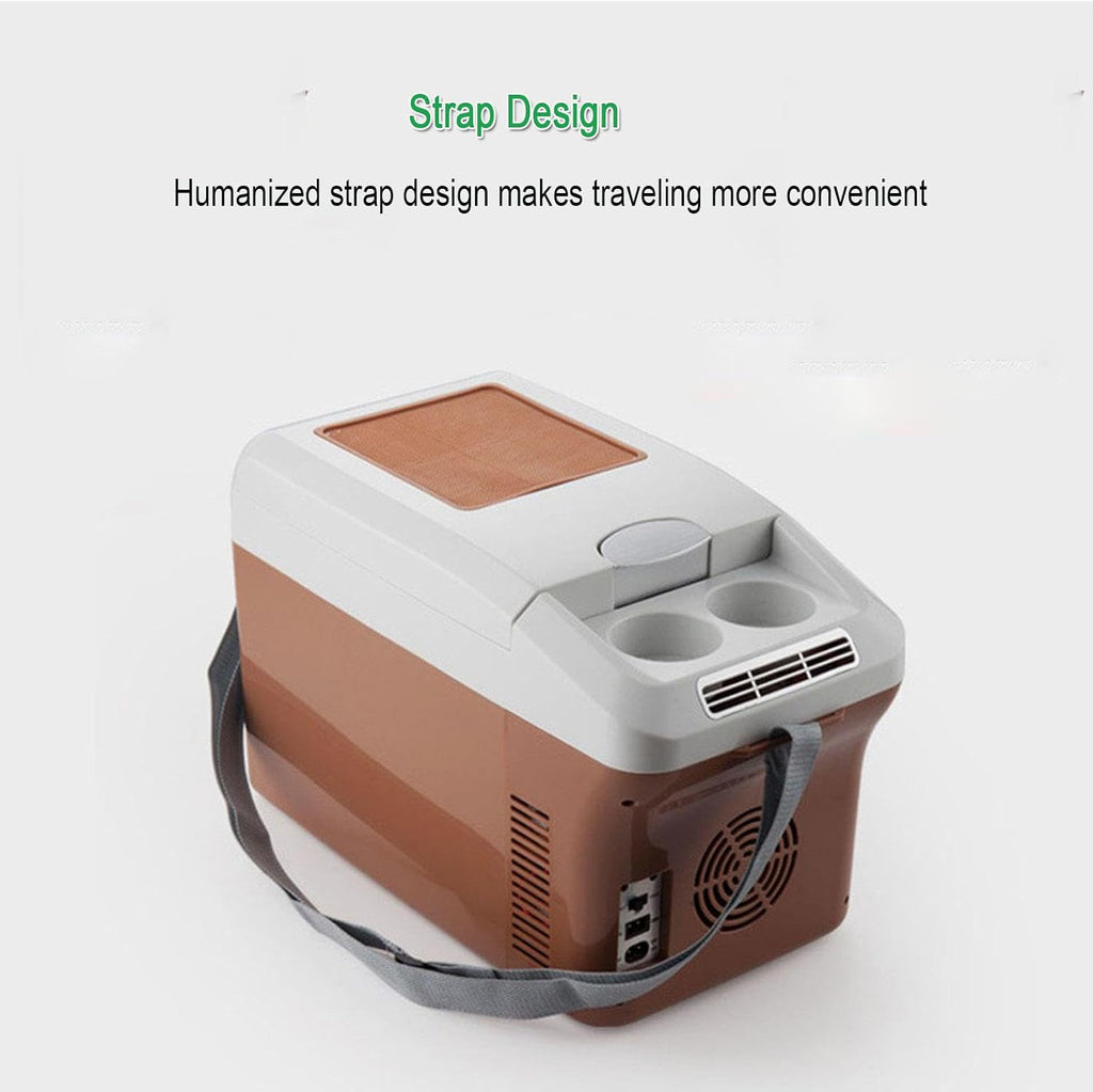 Personal Thermoelectric Cooler/Warmer, 15 Liter Capacity, Portable Electric Car Cooler Refrigerator with 12/24V DC, Small Fridge for Car, RV, Truck, Van, Camping, Travel