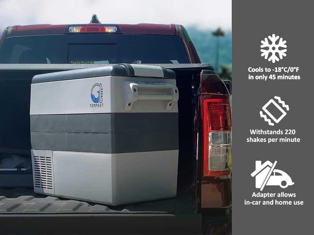 Tempest BCD-52 12v Electric Powered Portable Cooler, Fridge Freezer