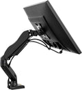 Single Monitor Stand 17-30 Inch, 9 kg per screen Computer Desk Mounting Bracket Adjustable Gas Spring Extendable Monitor Stand